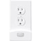 Westek Westek LumiCover Motion Activated White 1 gang Plastic Duplex Nightlight Wall Plate 1 pk LCR-MCDO-W - alternate 2